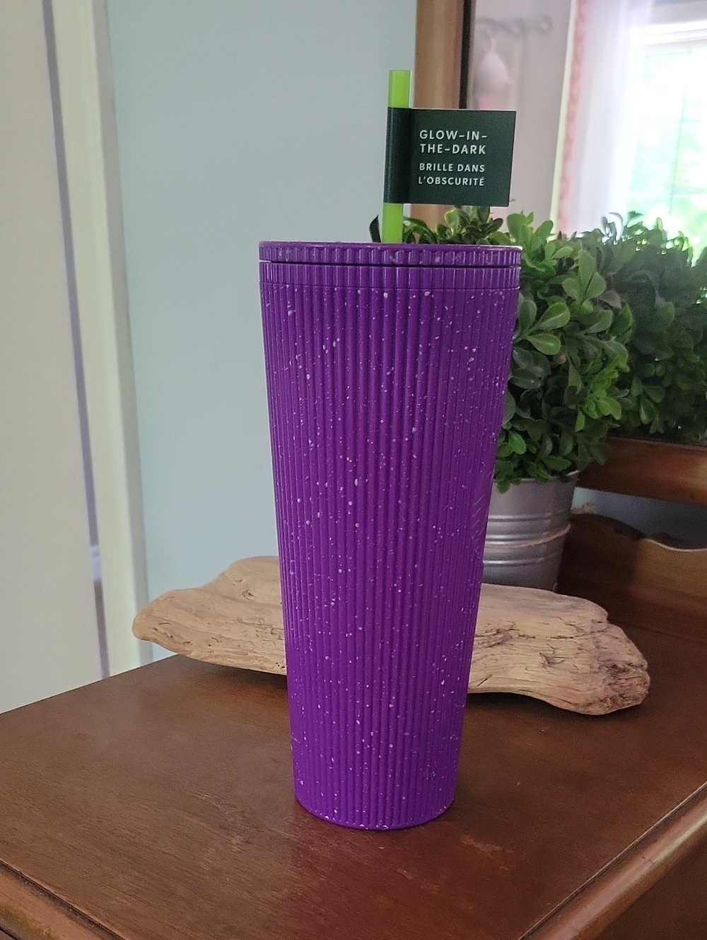 Starbucks Glow-in-the-Dark Purple Textured Tumbler -